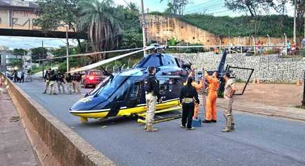 Helicóptero que teve problema durante resgate em BH