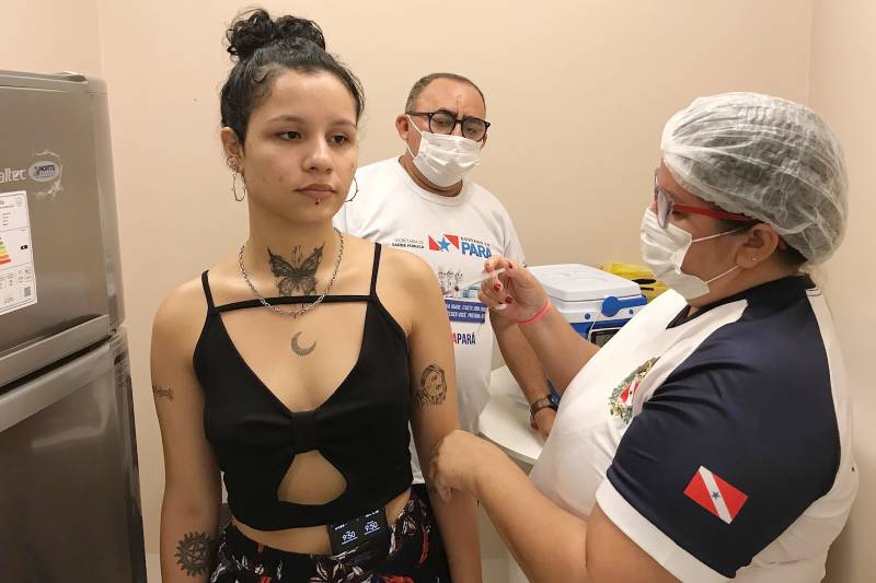 Em Belém, Sespa inicia vacinação contra Influenza e Covid-19