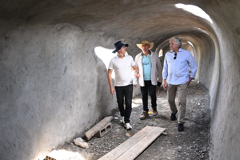 Prefeito vistoria obras