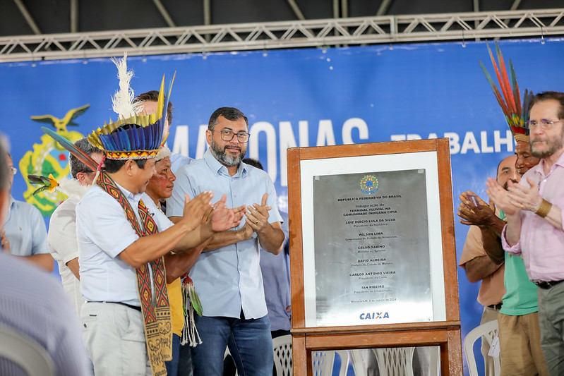 Comunidades indígenas comemoram entrega de Terminais Fluviais