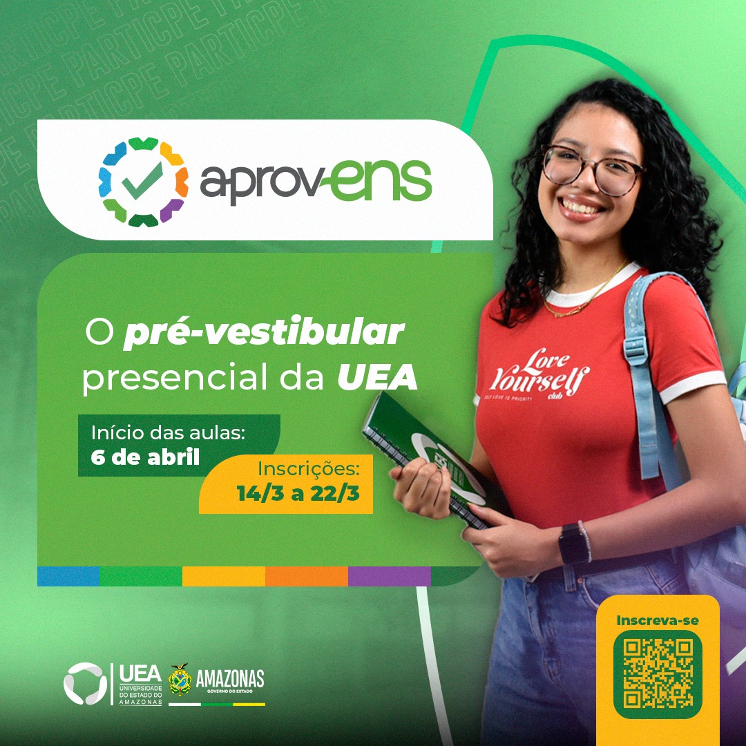 UEA lança AprovENS: curso pré-vestibular