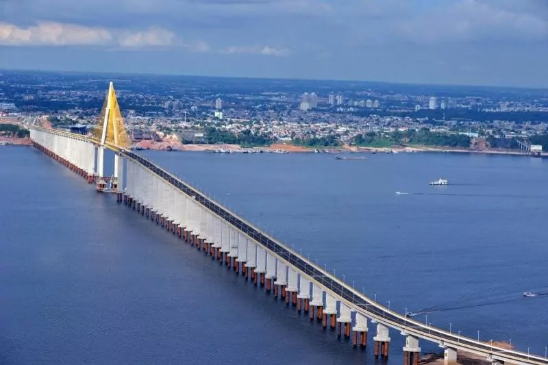 Manutenção da ponte Rio Negro