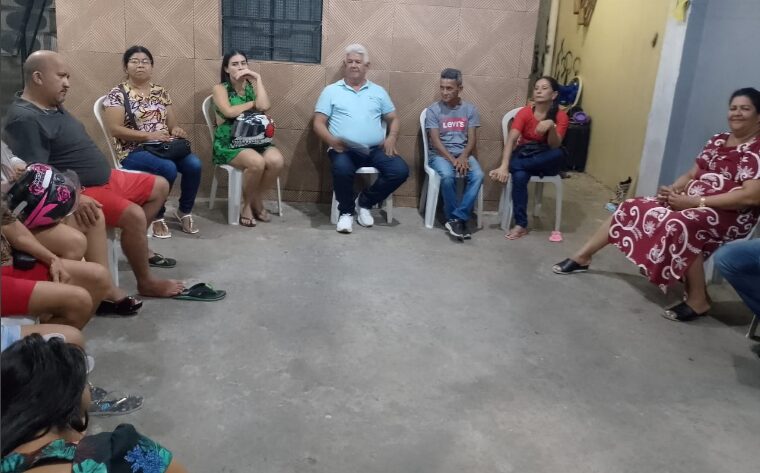 Reunião no Multirão, com as lideranças da zona leste