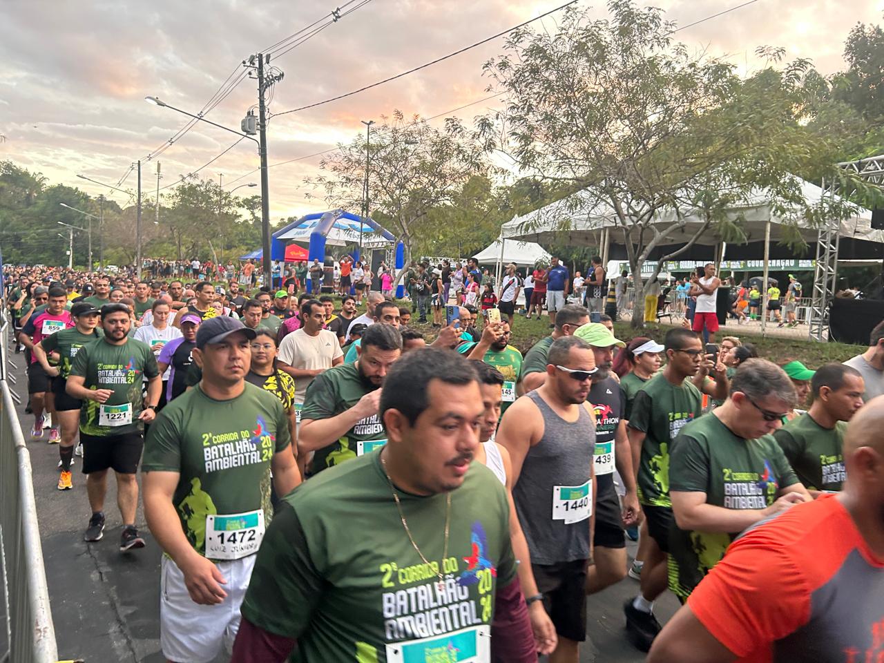 Com mais de 3 mil participantes, PMAM realiza a 2ª edição da Corrida do Batalhão