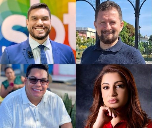 Jornalistas, apresentadores e influenciadores, à exceção de Salazar