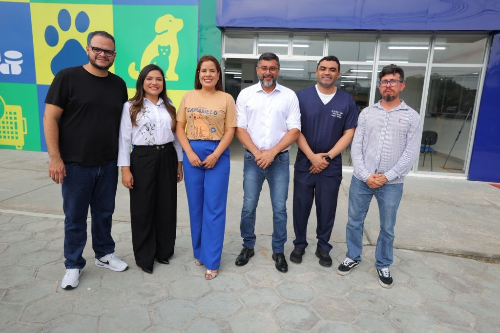 Governador Wilson Lima vistoria obras do Hospital Veterinário