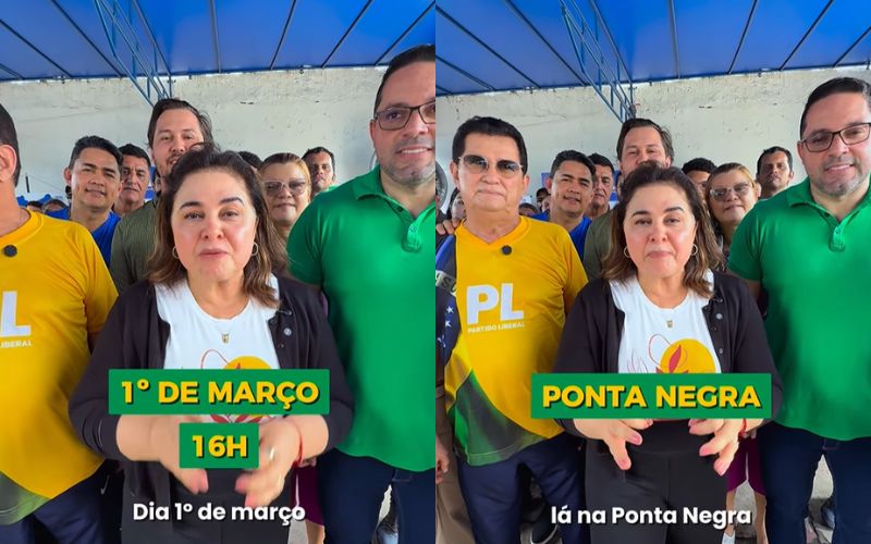 Políticos e aliados da direita convocam ato para o próximo domingo na Ponta Negra